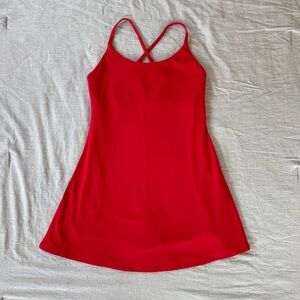 HALARA Red Strappy Dress